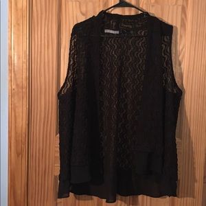 NY Collection black sheer shall